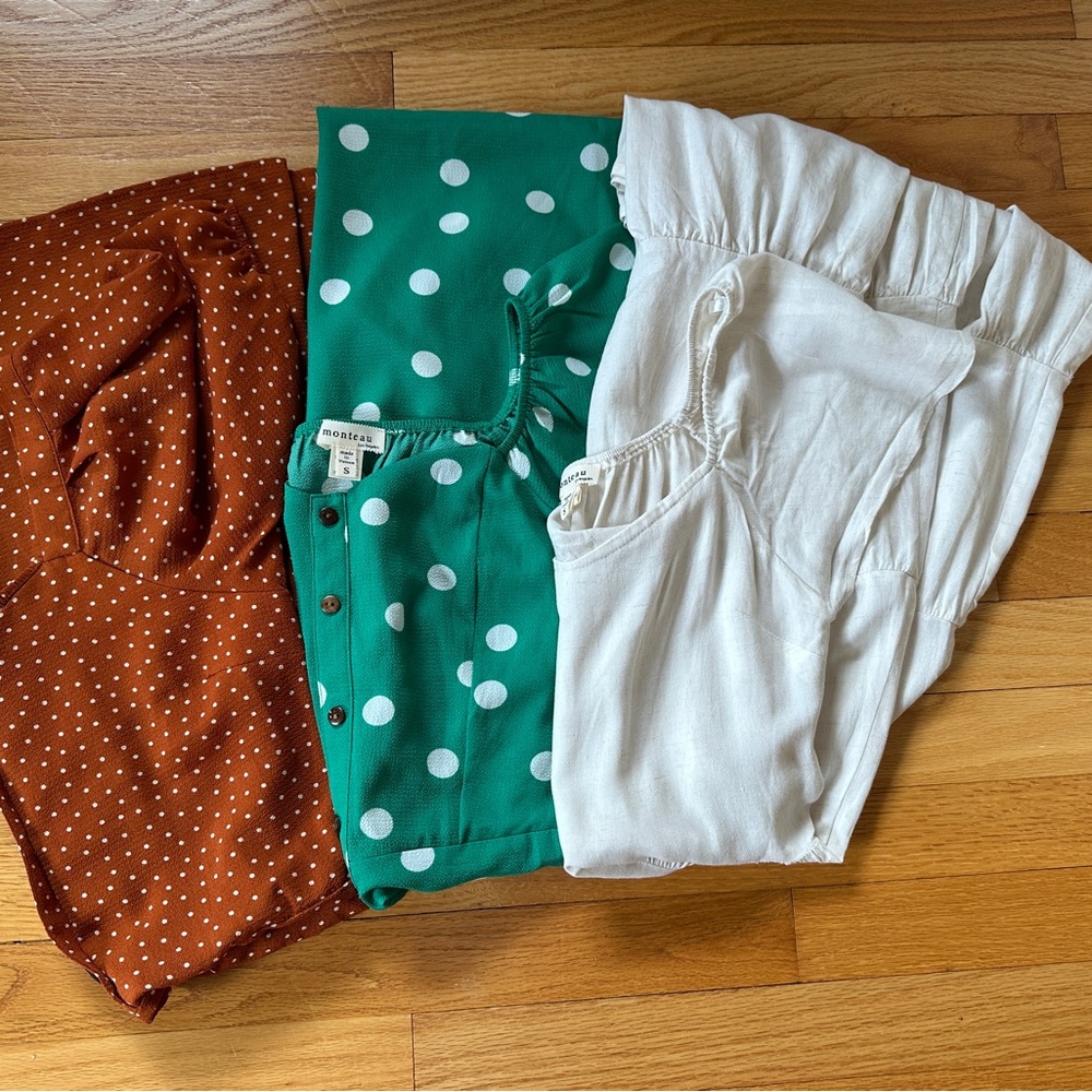 3 Monteau dress bundle❤️